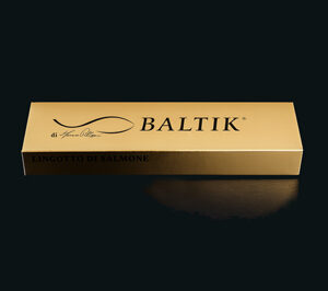 ORO BALTICO Lingotto di Salmone Affumicato con Briciole di Oro 23Kt