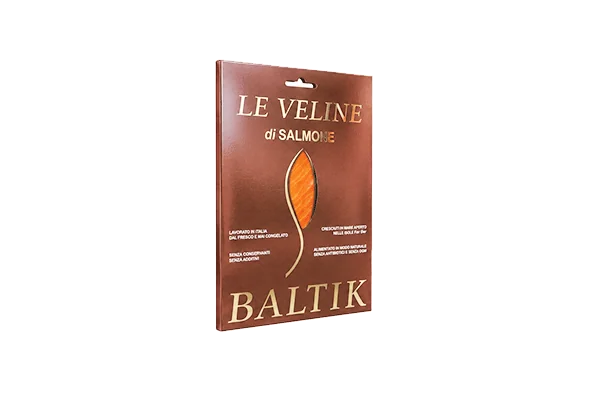Le Veline di Salmone Baltik Affumicato Isole Fær Øer 100g
