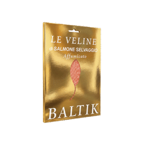 Veline di salmone affumicato selvaggio KETA affettato