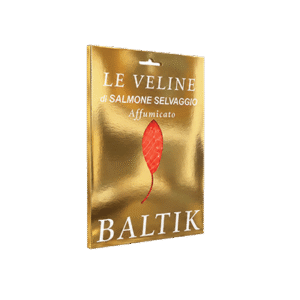 Veline di salmone affumicato selvaggio sockeye affettato